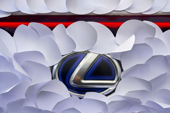 UMĚLCI PROMĚNILI LEXUS UX V KVĚTINOVOU ZAHRADU