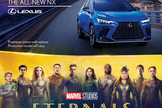 Lexus se spojil s Marvel Studios v rámci nového filmu Eternals