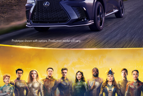 Lexus se spojil s Marvel Studios v rámci nového filmu Eternals