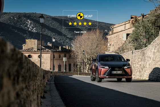 Lexus RZ 5 star Euro NCAP