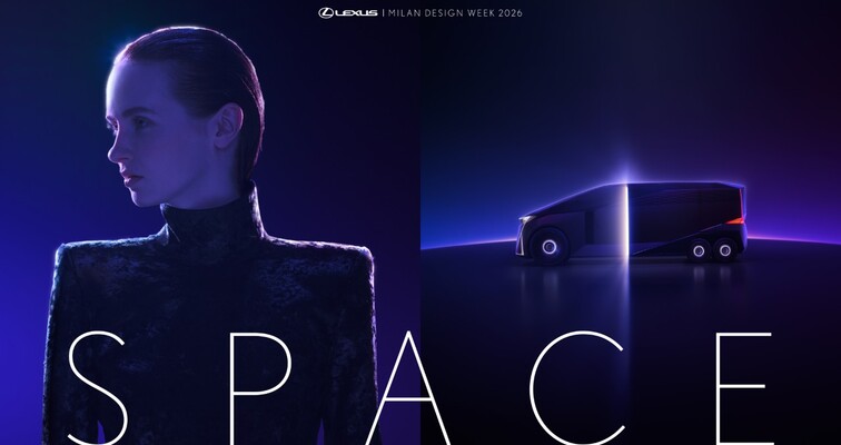 LEXUS NA MILÁNSKÉM TÝDNU DESIGNU PŘEDSTAVÍ UMĚLECKOU INSTALACI SPACE