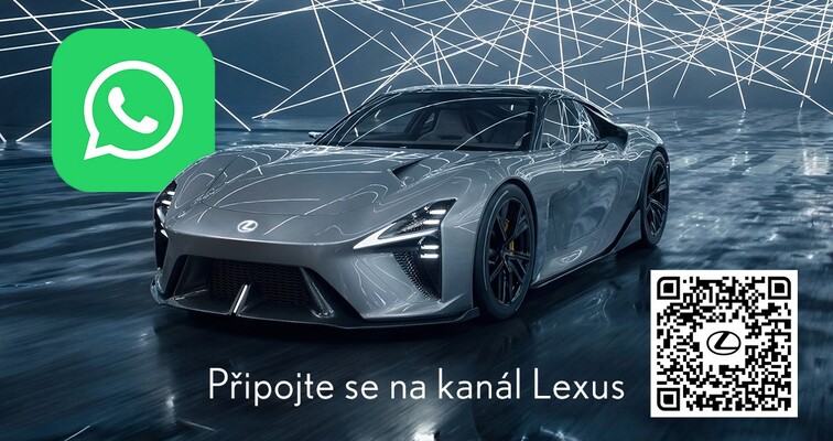 Lexus spouští svůj Whatsapp kanál. Nabídne exkluzivní obsah i zákulisí
