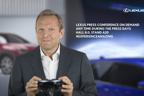Lexus ve Frankfurtu ukáže nový styl tiskové konference ve virtuální realitě