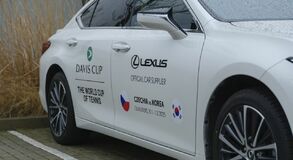 Lexus oficiálním vozem Davis Cupu v Ostravě