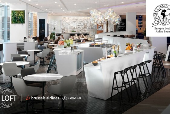 Harmadik alkalommal lett Európa legjobb reptéri várója a Lexus által jegyzett brüsszeli ’THE LOFT’