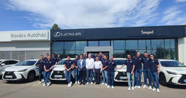 Tizennegyedik évébe lép az OTP Bank – PICK Szeged férfi kéziladba csapat és a Lexus partneri együttműködése 