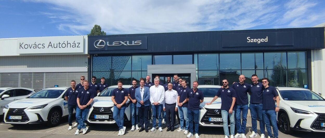 Tizennegyedik évébe lép az OTP Bank – PICK Szeged férfi kéziladba csapat és a Lexus partneri együttműködése 