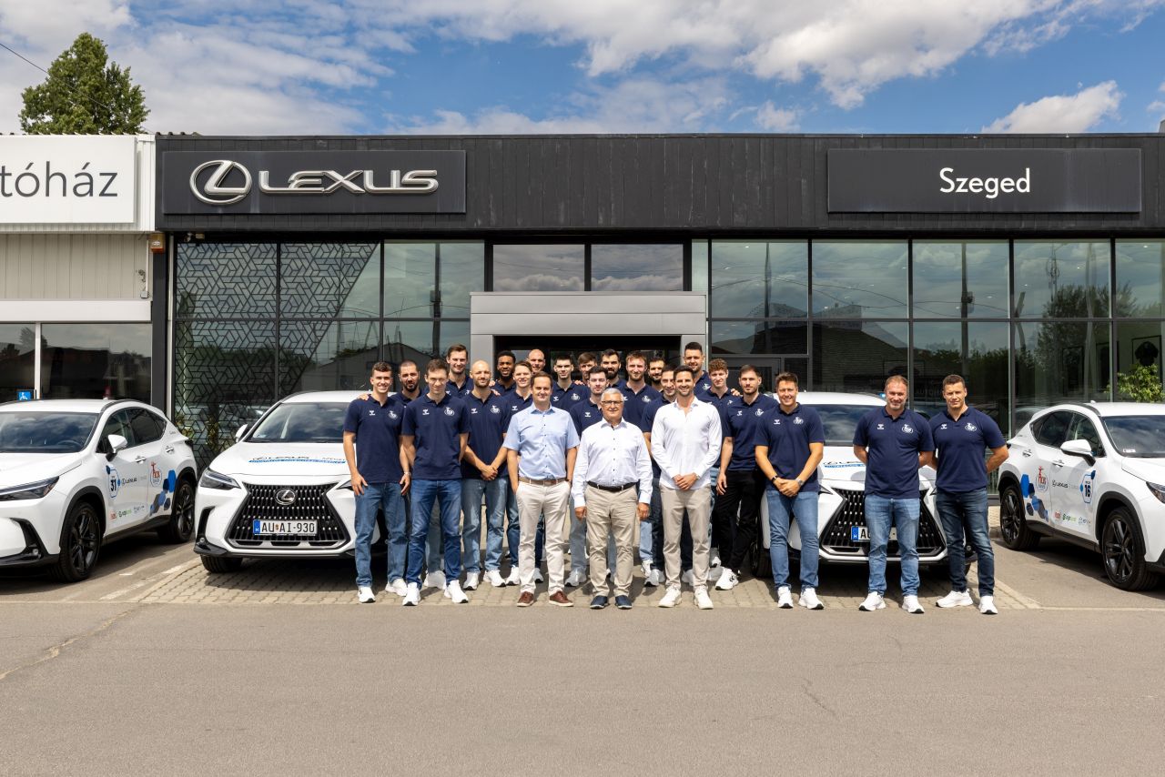 Elsőrangú teljesítmény a pályán és az utakon is: újabb 22 Lexussal erősít az OTP Bank – PICK Szeged férfi kéziladba csapata 