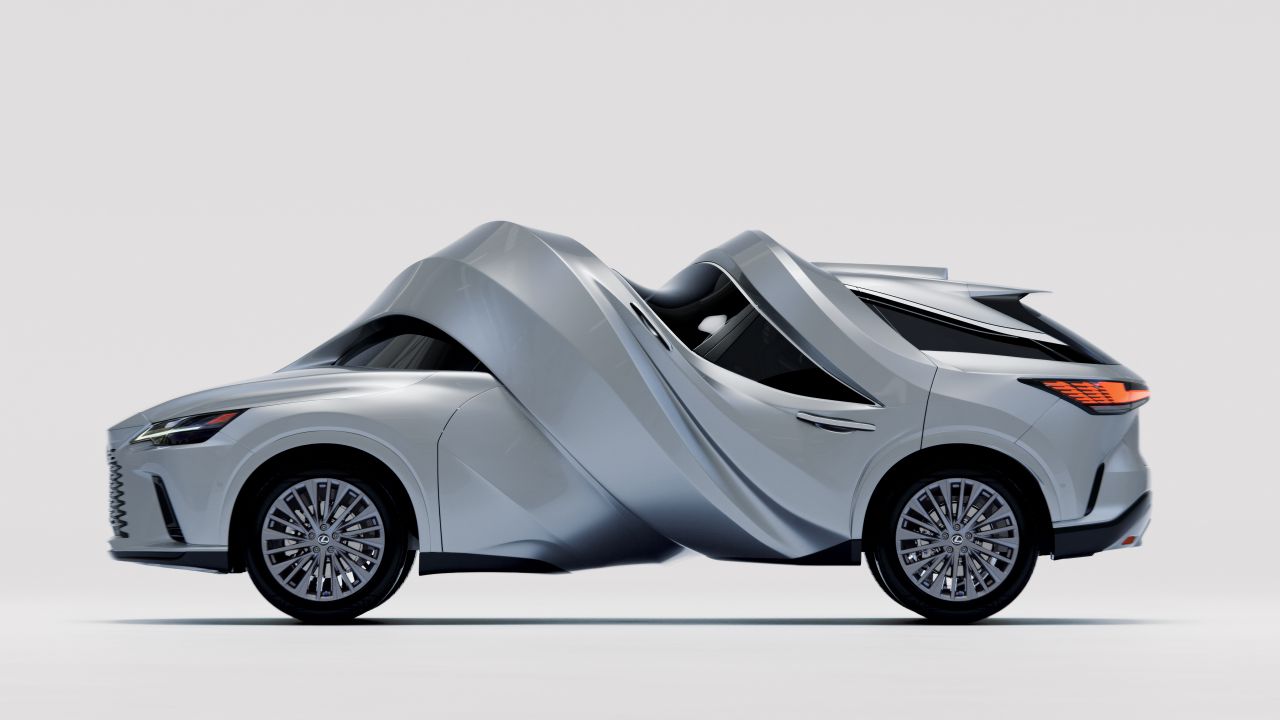 A Lexus szó szerint új formába öntötte autóit: két elektrifikált modellből is született kortárs műalkotás