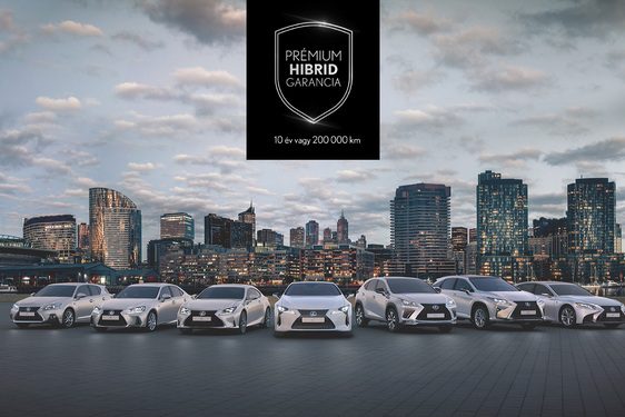  10 ÉV VAGY 200.000 KM GARANCIÁT KÍNÁL HIBRID MODELLJEIRE A LEXUS