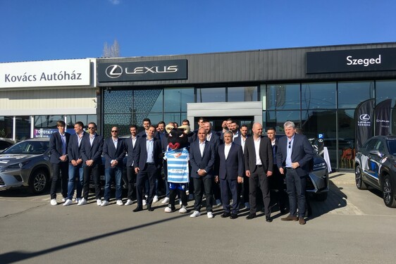 KÖRNYEZETBARÁT HIBRID LEXUSOKRA VÁLT A MOL-PICK SZEGED KÉZILABDACSAPATA