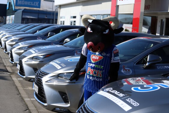KÖRNYEZETBARÁT HIBRID LEXUSOKRA VÁLT A MOL-PICK SZEGED KÉZILABDACSAPATA