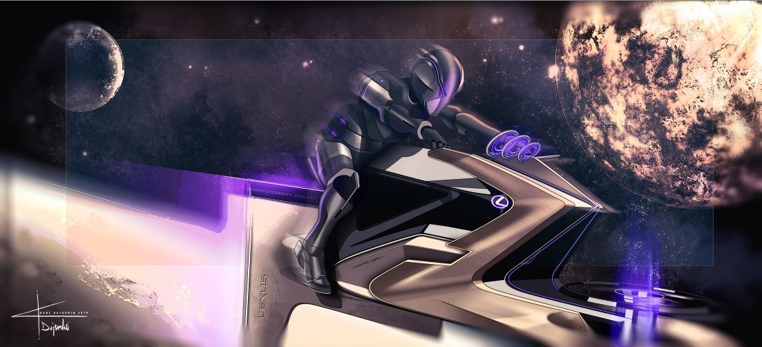 LEXUS ZERO GRAVITY TANULMÁNY: IRÁNY A HOLD!