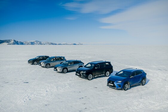 Lexus on ice