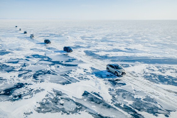 Lexus on ice