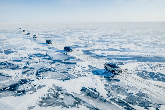 Lexus on ice