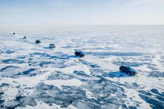 Lexus on ice