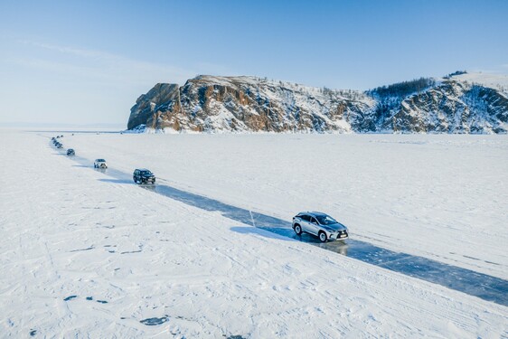 Lexus on ice