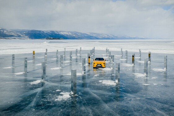 Lexus on ice