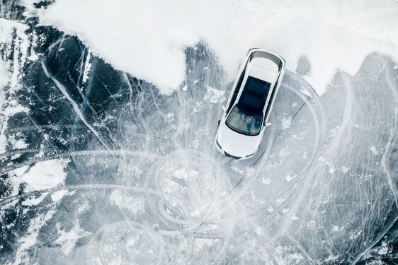 Lexus on ice