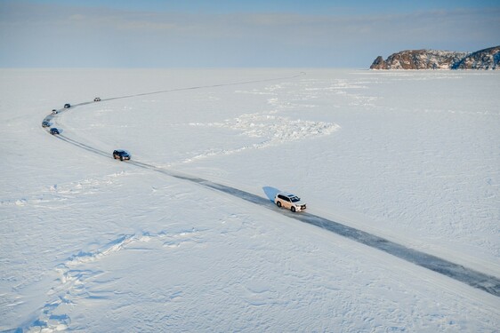 Lexus on ice