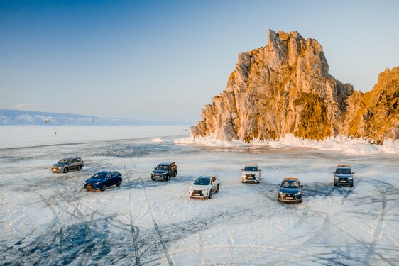 Lexus on ice