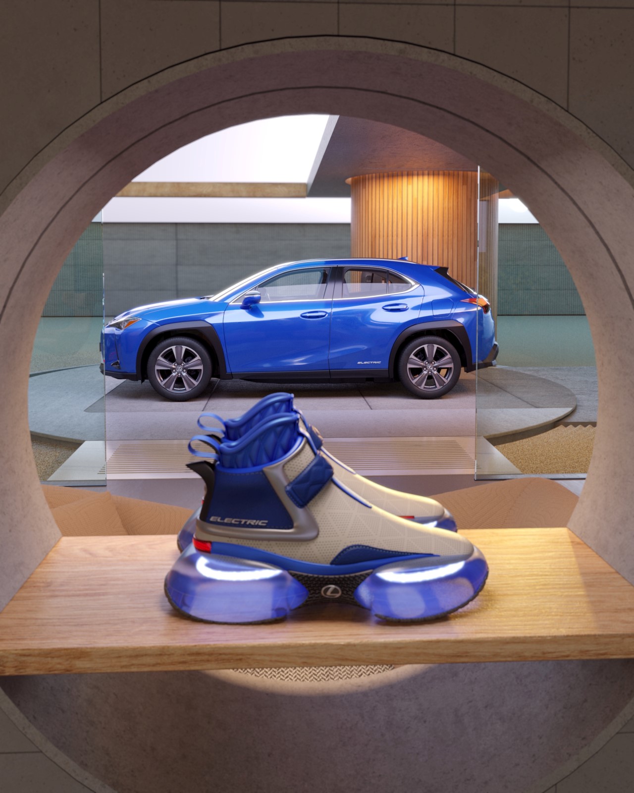 Újszerű, stílusos virtuális otthon adja vissza az akkumulátoros elektromos Lexus UX hangulatát