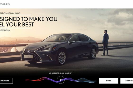 Okosreklámot mutatott be a Lexus