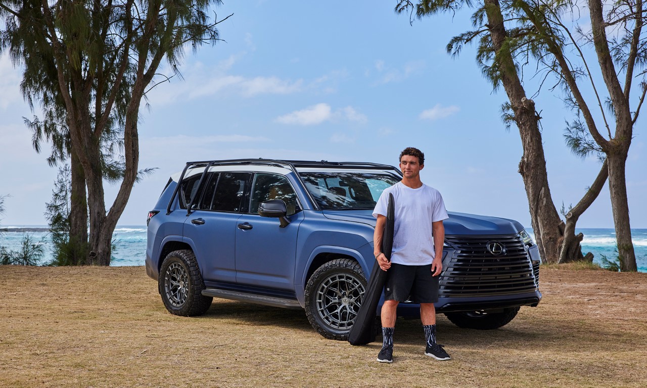LEXUS SURF LX CONCEPT. JEDYNY TAKI SAMOCHÓD DLA SURFERÓW