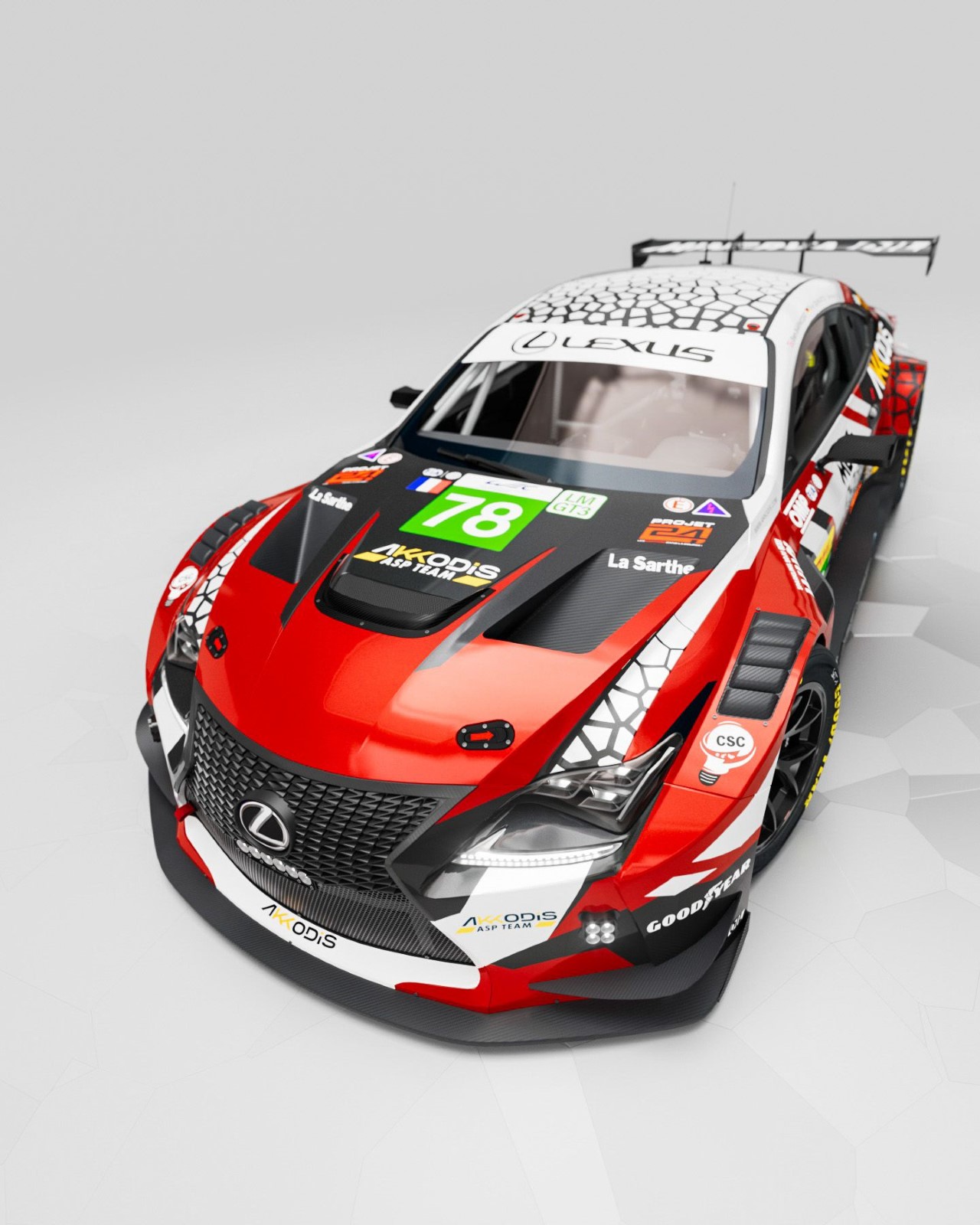 DWA LEXUSY RC F GT3 POJADĄ W SEZONIE 2025 W WEC W BARWACH FRANCUSKIEGO ZESPOŁU AKKODIS ASP 
