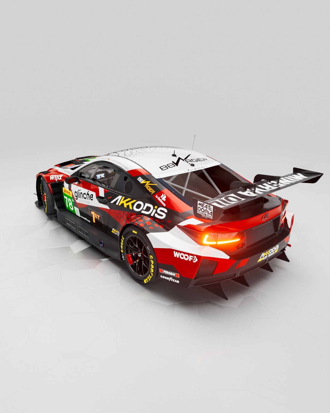 DWA LEXUSY RC F GT3 POJADĄ W SEZONIE 2025 W WEC W BARWACH FRANCUSKIEGO ZESPOŁU AKKODIS ASP 