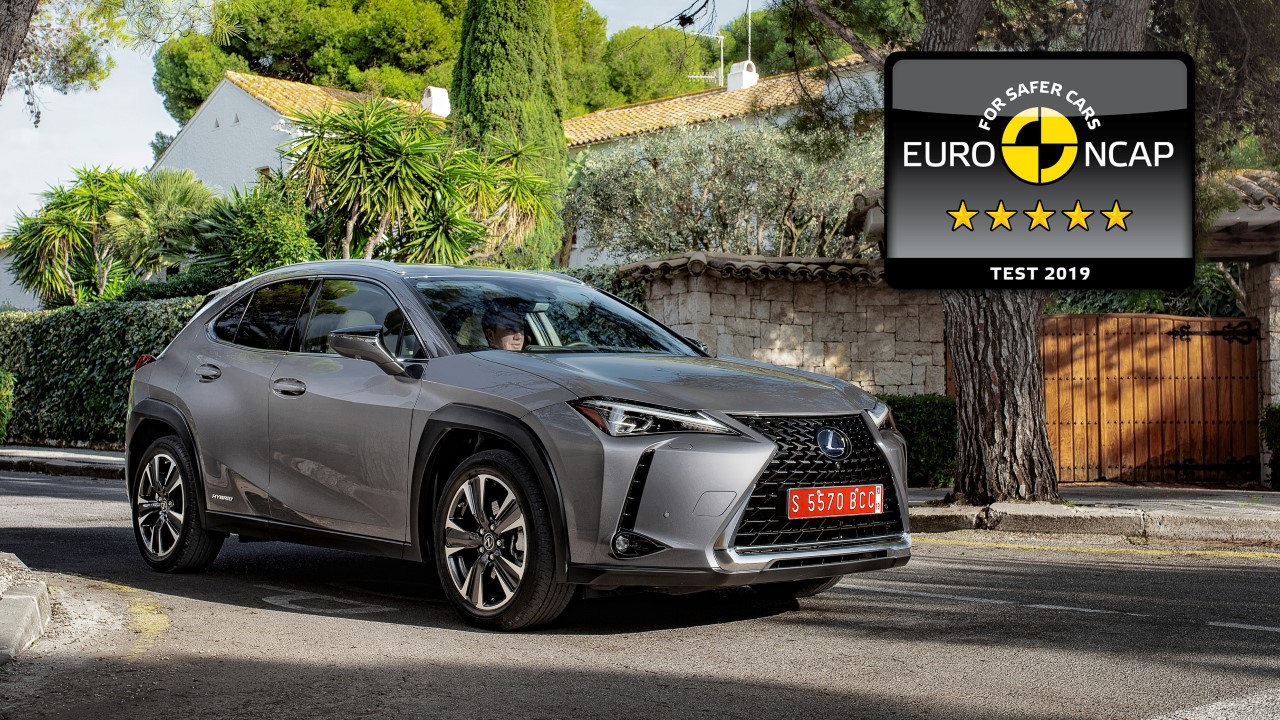 KOMPAKTOWY I BEZPIECZNY: LEXUS UX OTRZYMUJE MAKSYMALNE 5 GWIAZDEK EURO NCAP