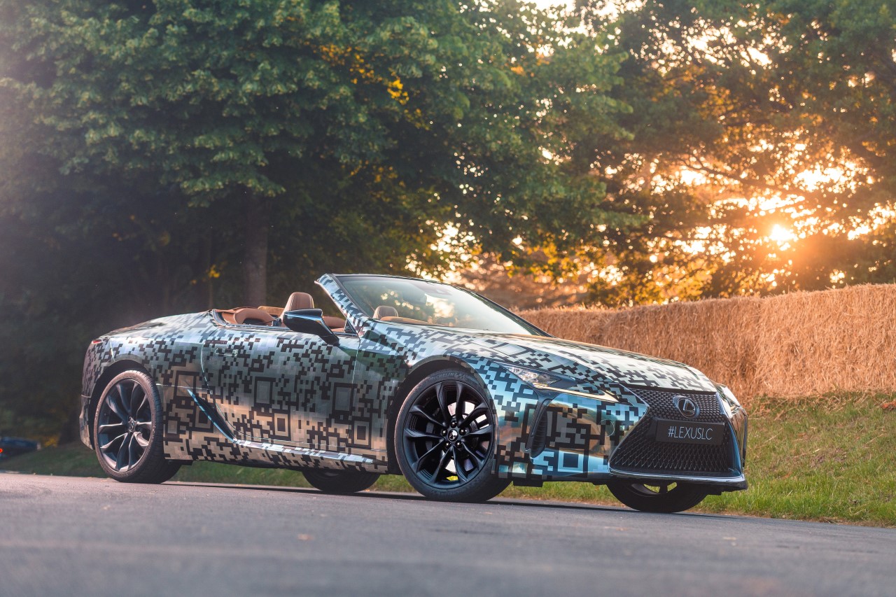 PROTOTYP LEXUSA LC CONVERTIBLE ZAPREZENTOWANY PODCZAS GOODWOOD FESTIVAL OF SPEED