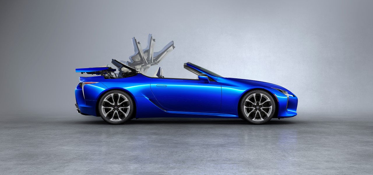 LEXUS LC CONVERTIBLE: JAK STWORZYĆ PERFEKCYJNY MIĘKKI DACH?