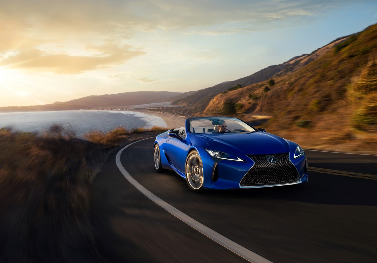 NOWY LEXUS LC CONVERTIBLE ROZPOCZYNA TOURNÉE PO POLSCE