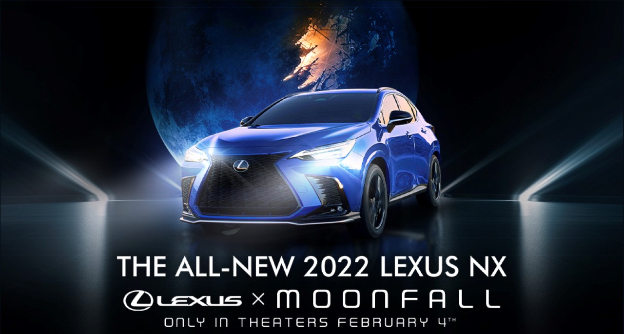 LEXUS NX RAZEM Z GWIAZDAMI KINA W NOWYM FILMIE „MOONFALL”