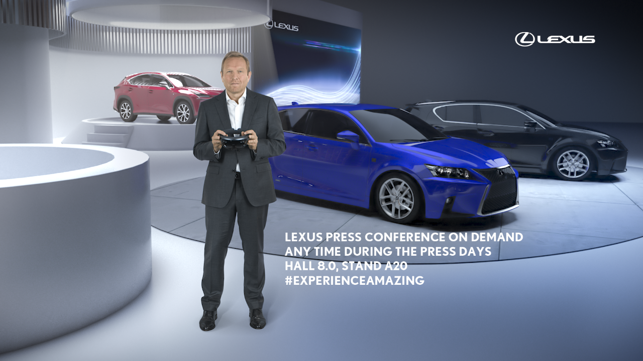 Lexus wprowadza przełomowy format konferencji prasowych podczas salonu samochodowego we Frankfurcie