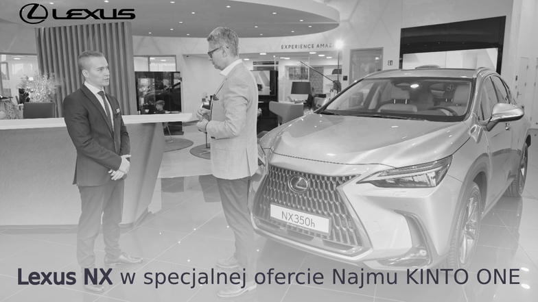 Lexus NX w specjalnej ofercie Najmu KINTO ONE