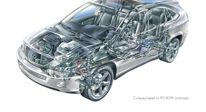 Lexus RX 400h vs. Lexus UX 250h: ennyit fejlődött a Lexus öntöltő hibrid elektromos hajtása 15 év alatt