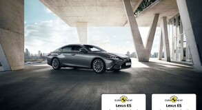 NOWY LEXUS ES OTRZYMAŁ DWIE NAGRODY BEST IN CLASS PRZYZNANE PRZEZ EURO NCAP