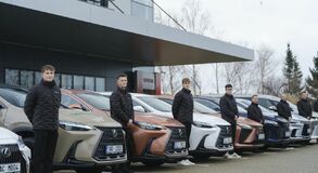 Lexus oficiálním vozem Davis Cupu v Ostravě