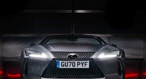 LEXUS LC CONVERTIBLE TESTOWANY W PRZESZYWAJĄCYM MROZIE