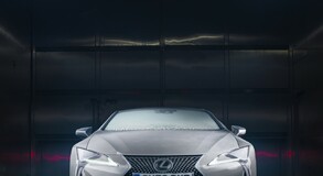 LEXUS LC CONVERTIBLE TESTOWANY W PRZESZYWAJĄCYM MROZIE