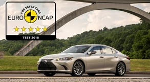 Nowy Lexus ES jednym z najbezpieczniejszych aut w historii testów Euro NCAP