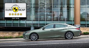 Nowy Lexus ES jednym z najbezpieczniejszych aut w historii testów Euro NCAP