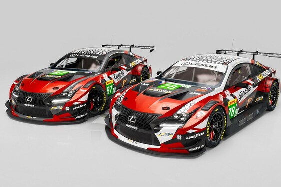 DWA LEXUSY RC F GT3 POJADĄ W SEZONIE 2025 W WEC W BARWACH FRANCUSKIEGO ZESPOŁU AKKODIS ASP 