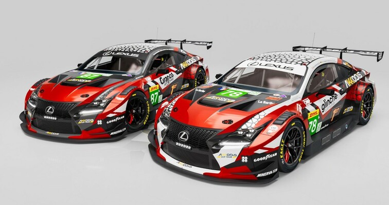 DWA LEXUSY RC F GT3 POJADĄ W SEZONIE 2025 W WEC W BARWACH FRANCUSKIEGO ZESPOŁU AKKODIS ASP 