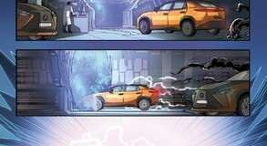 Lexus RZ comic Salva Espin