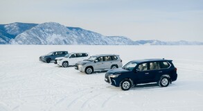 Lexus on ice