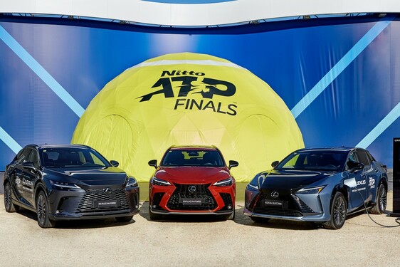 LEXUS OFICJALNYM PARTNEREM NITTO ATP FINALS. PONAD 40 AUT DO DYSPOZYCJI NAJLEPSZYCH TENISISTÓW ŚWIATA